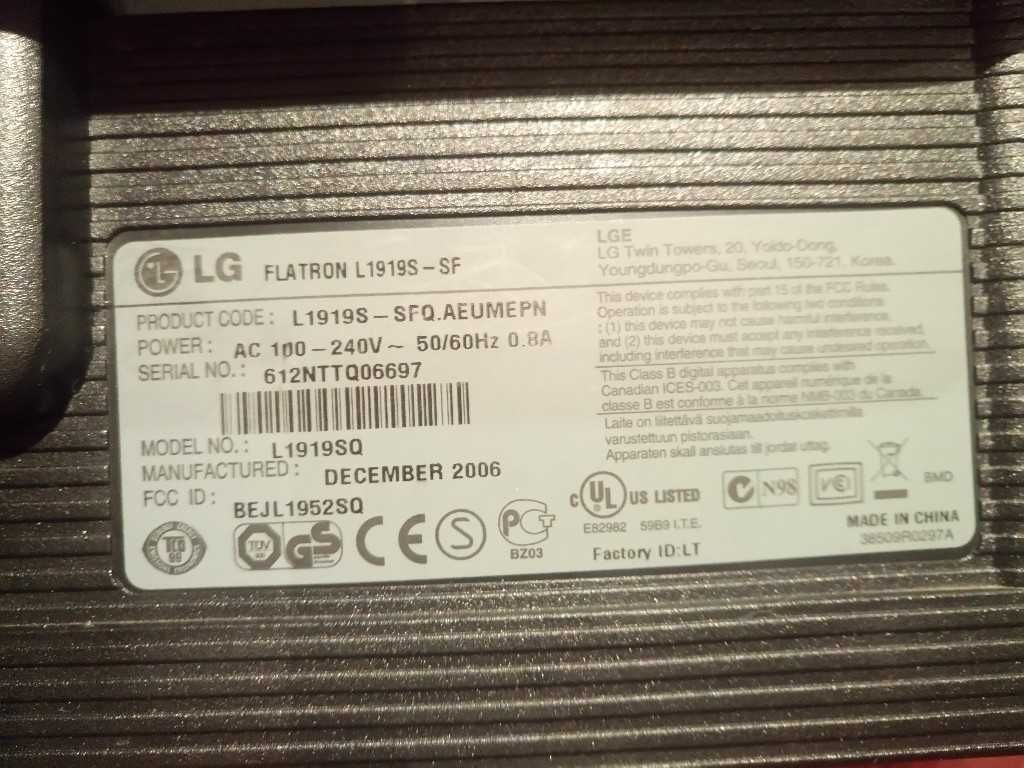 Monitor PC-LG Flatron