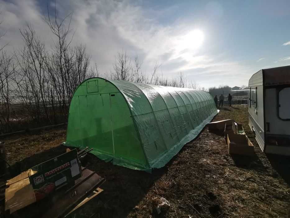 Solar/Sera Gradina tip tunel folie armată-teava galvanizata iv