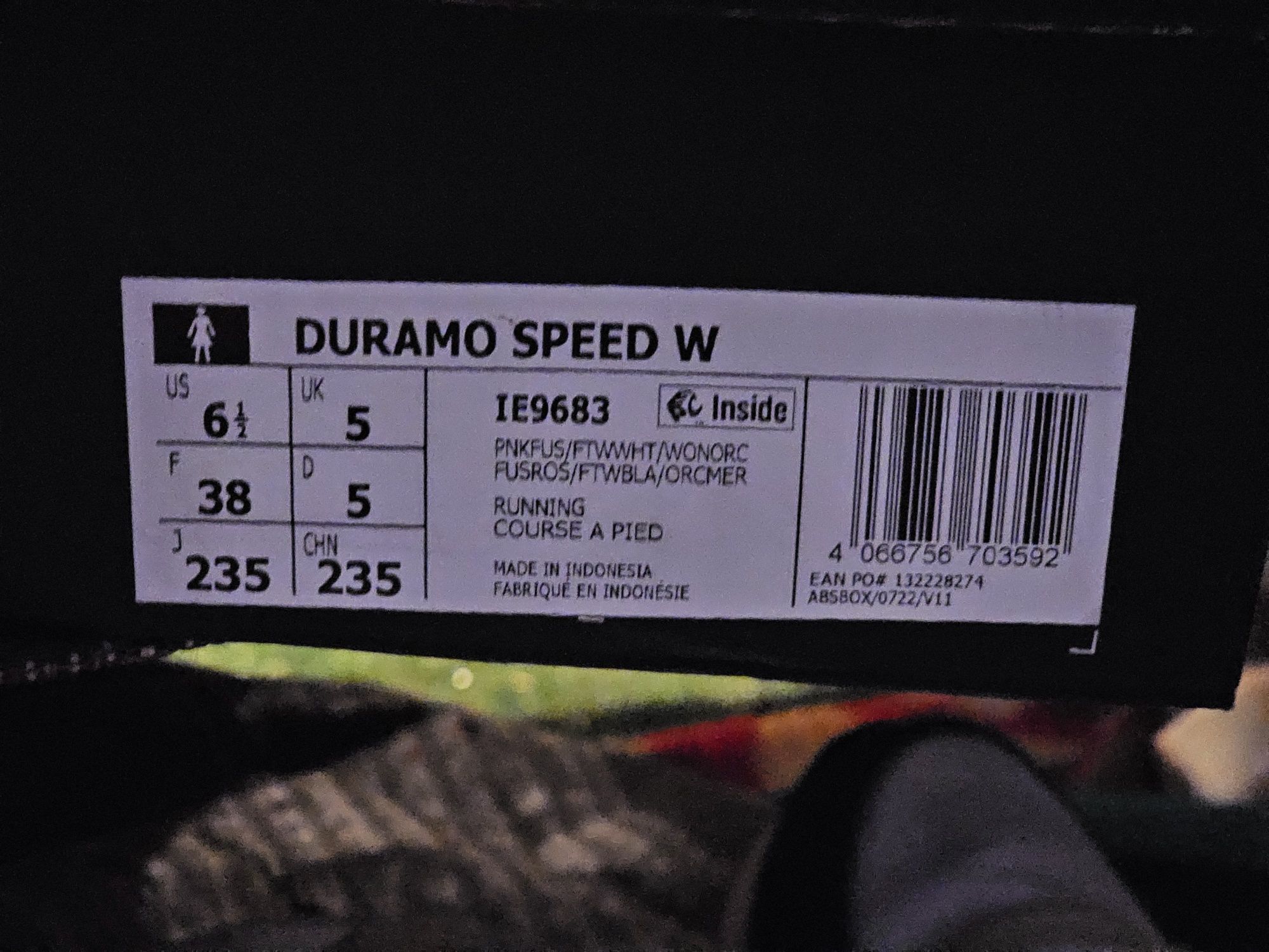 Adidas Duramo Speed W оригинални дамски сникърси нови 38 номер