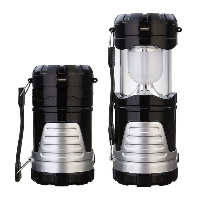 Фенер за излети с диоди и соларно зареждане CAMP LAMPA-10C