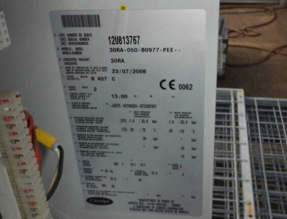 Vand / Inchiriez chiller CARRIER 49KW