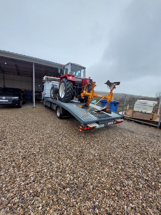 Tractari auto NON-STOP/Platforma auto Cluj/ Transport Utilaje