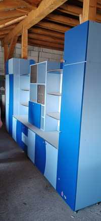 Mobila birou albastra