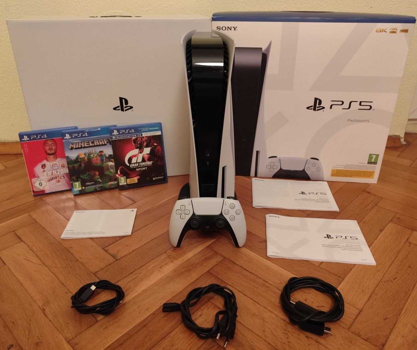 Playstation 5 Disc Edition КАТО НОВ !!!