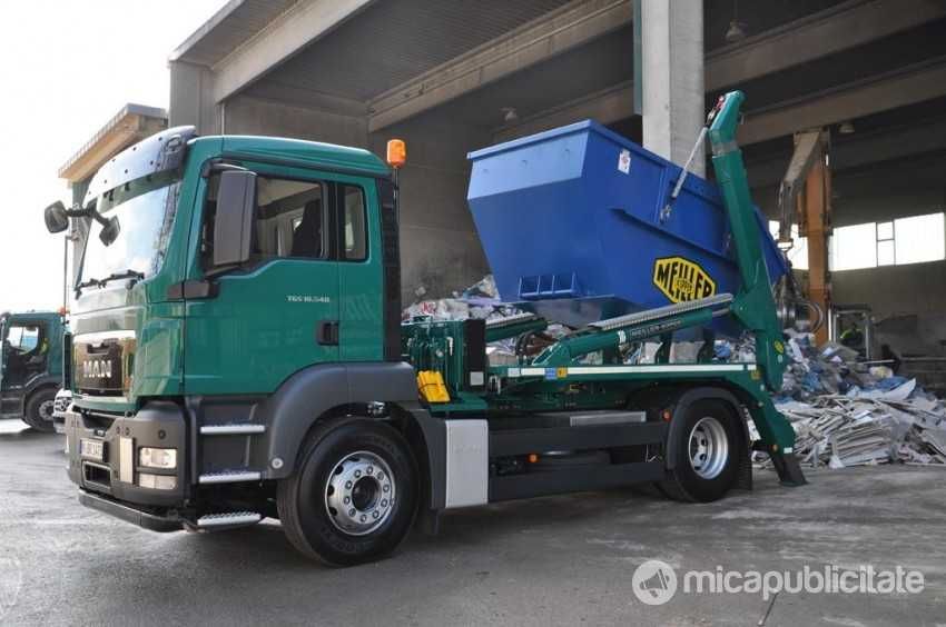 Transport moloz bene detașabila container gunoi debarasari mobila