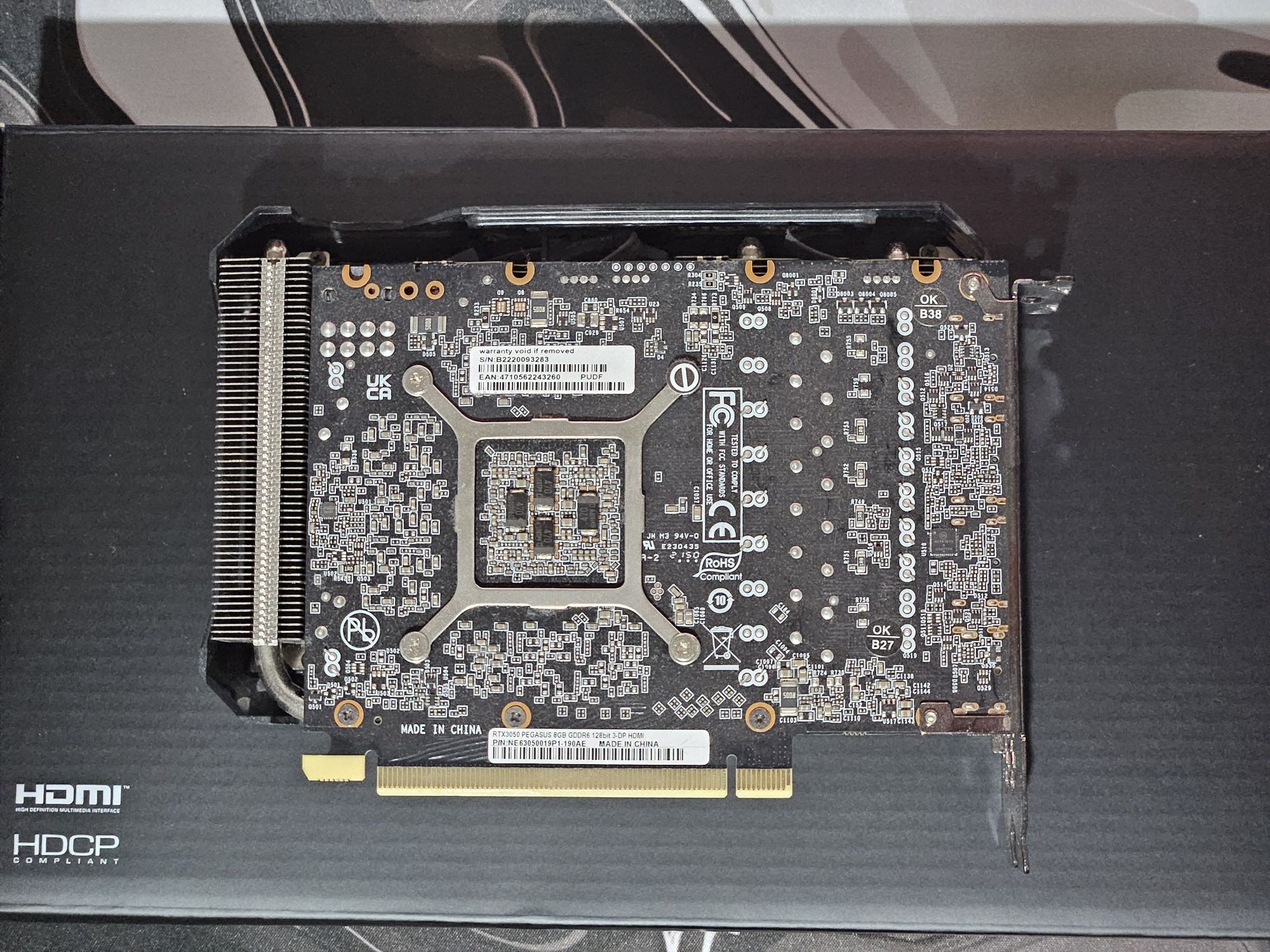 Видеокарта Gainward Pegasus RTX 3050