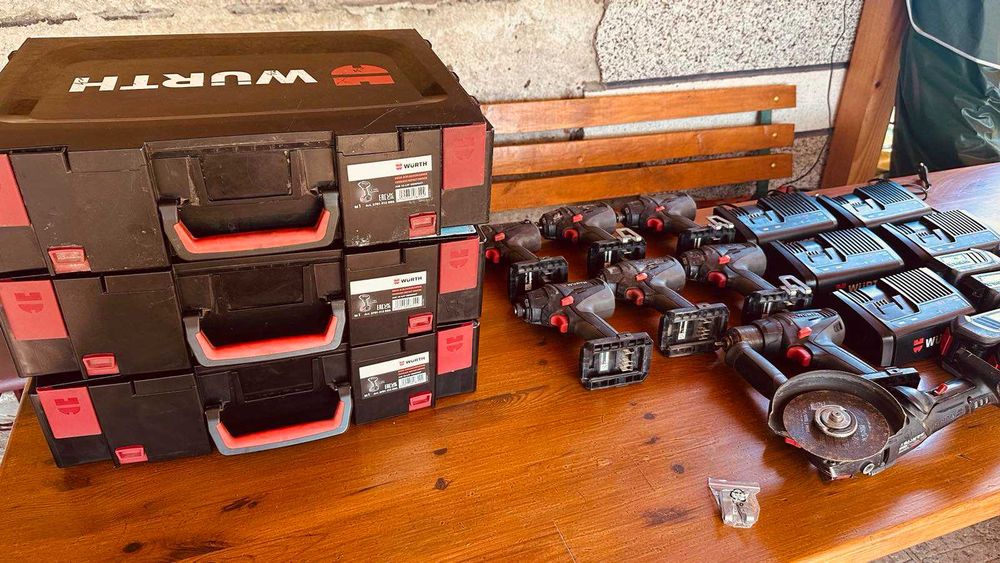 Машини Wurth и Bosh