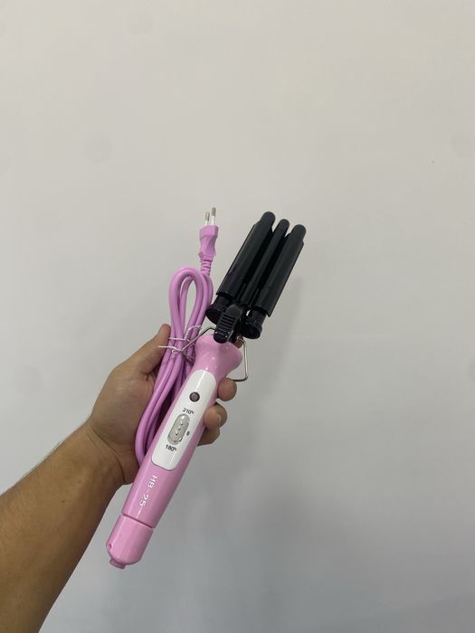 плойка, гофре тройная волна, щипцы для завивки волос