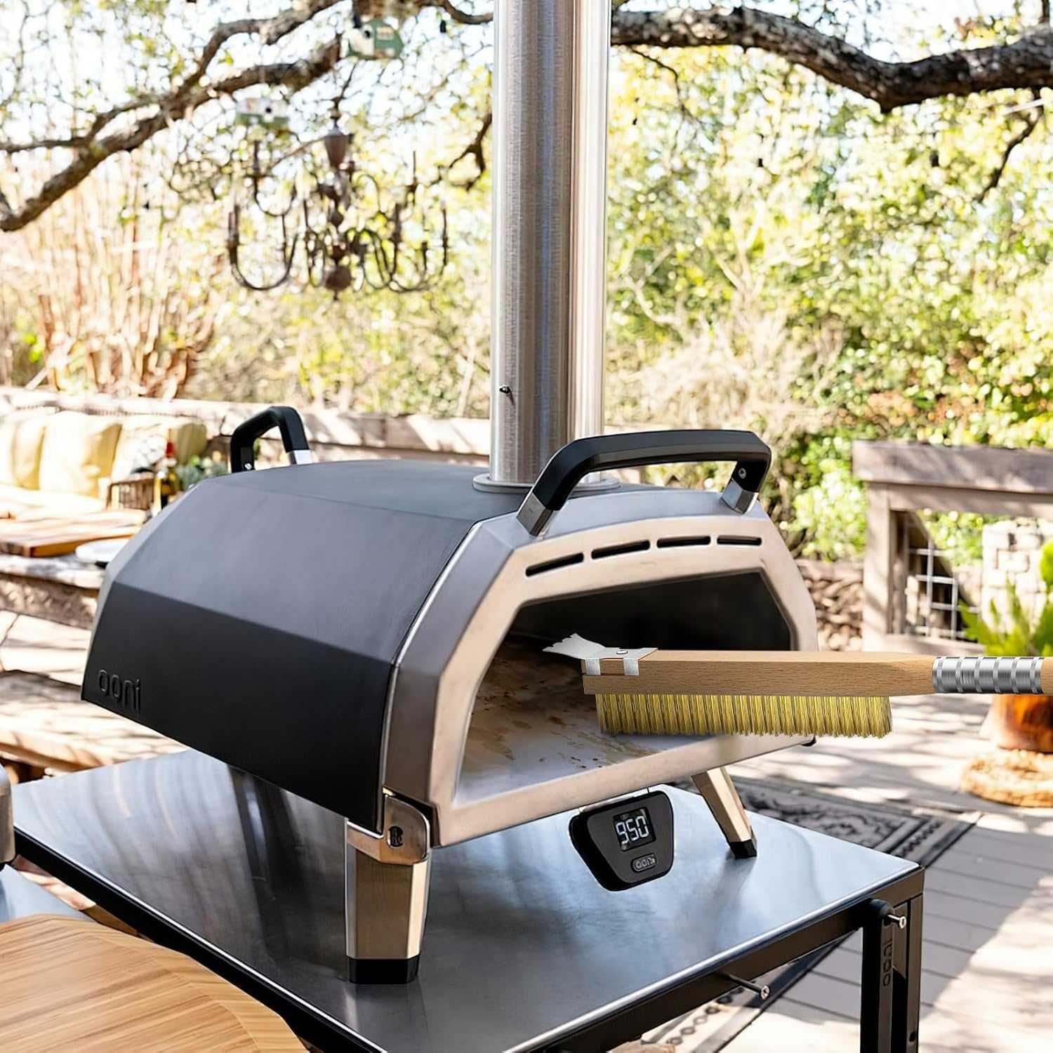 Четка за почистване на пещ Pizza Oven Brush