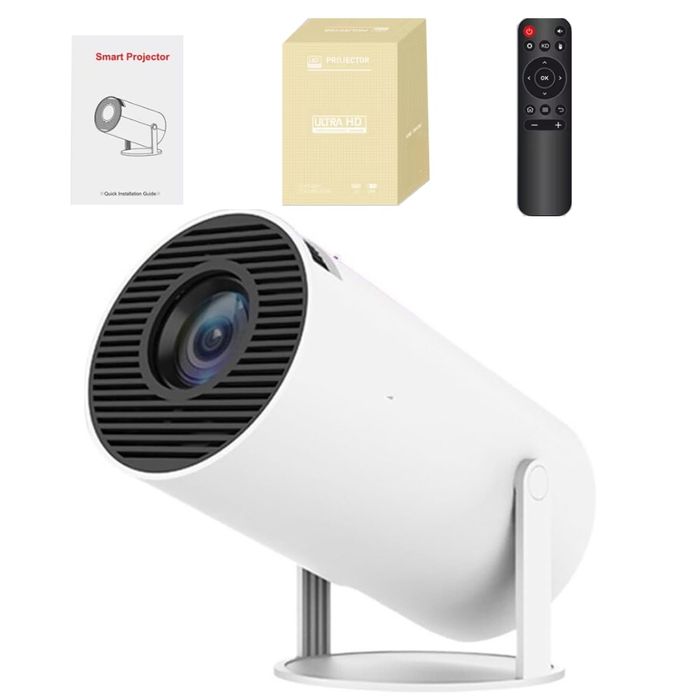 Мини 4K проектор HY300 — Android, Wi-Fi, смарт функции | Домашно кино