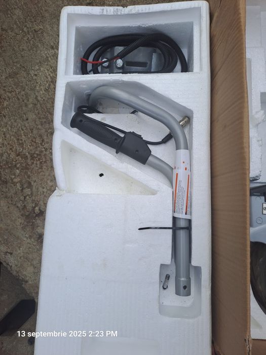 Roată de manevră pentru remorci motorizată, aluminiu 12 V 350 W