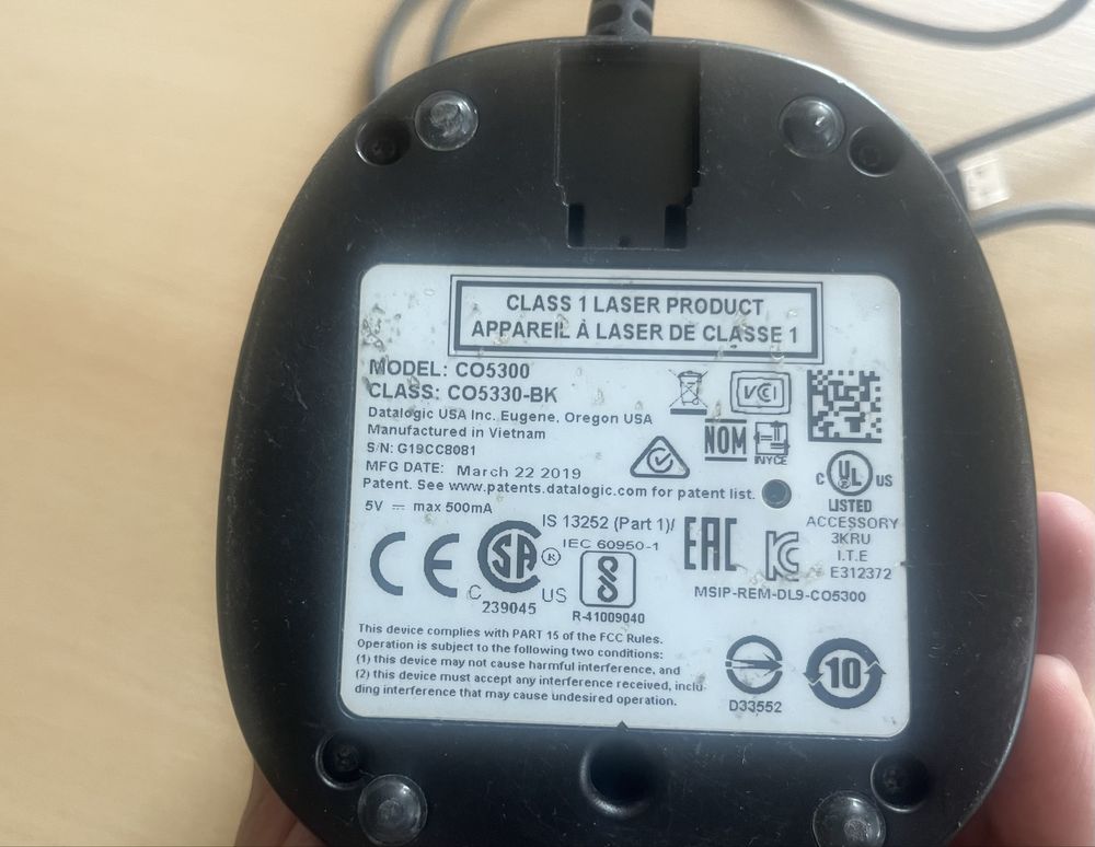 Лазерный сканер ШК Datalogic Cobalto CO5300 Black