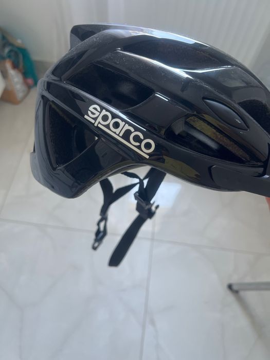 Cască Neagră de Protecție SPARCO pentru Scuter, Bicicletă, etc.