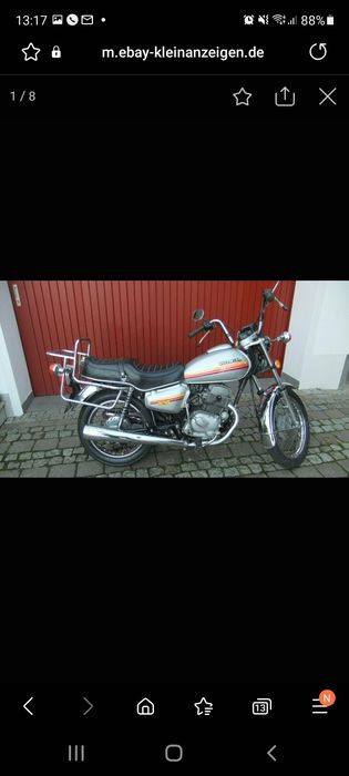 Honda 185Twin  fabricație 1978 cu  acte