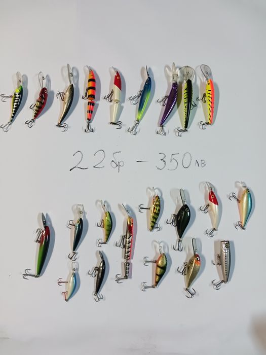 Воблери зимни блесни и мормишки.