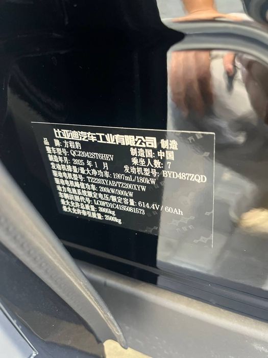 Byd Leopard 8 full pozition