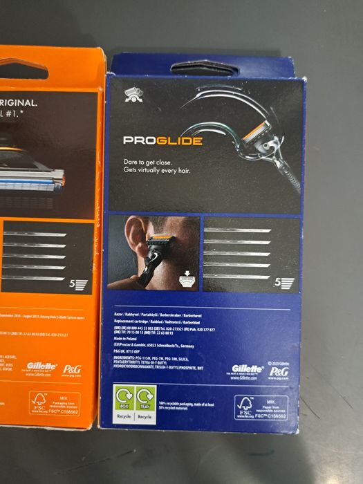 Aparat de ras Gillette Fusion, Gillette Fusion Proglide, Gillette Mach