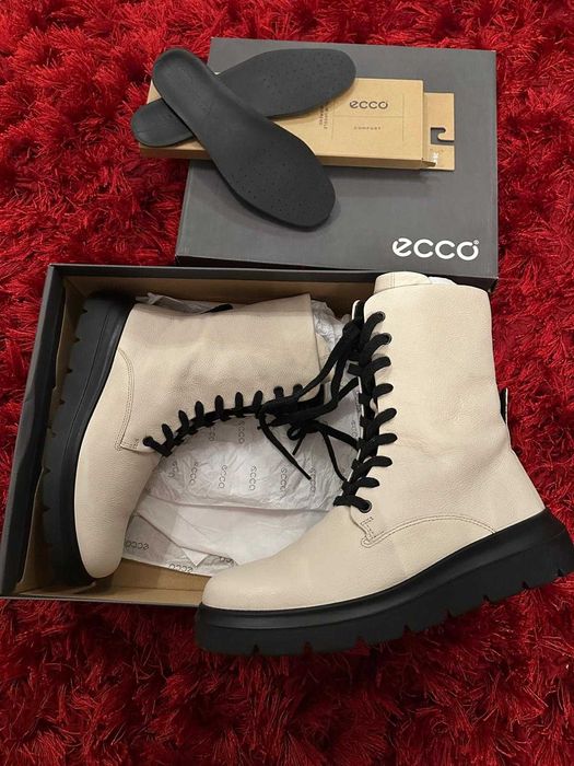 Ghete business dama ECCO Nouvelle Limestone – noi, marime 40