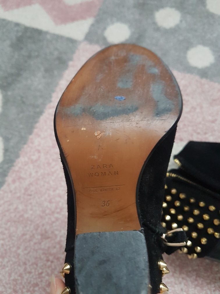 Botine din piele Zara nr.36