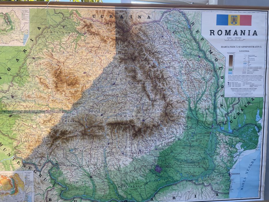 Vând harta rominiei
