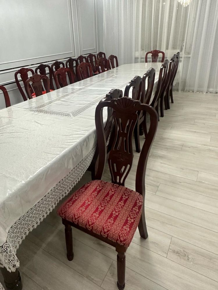 Стол 5м и стулья 22шт