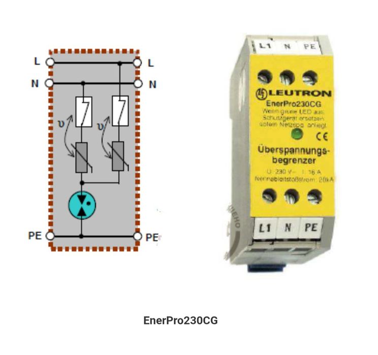 LEUTRON Ограничитель перенапряжений (УЗИП) EnerPro230CG/20kA