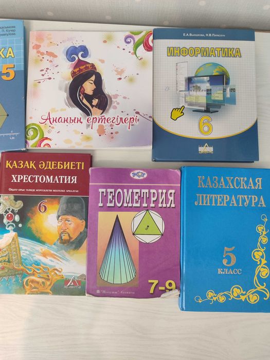 Книги учебники  5-6 классы