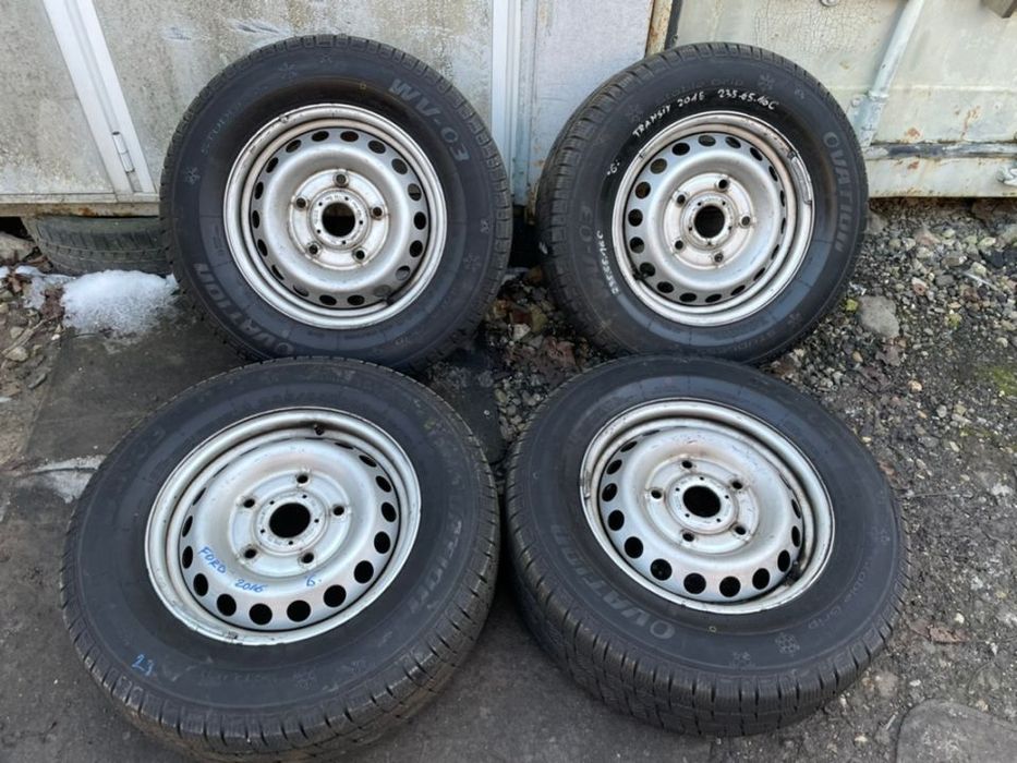 Set jante originale FORD TRANSIT an 2016 cu cauciucuri iarna 235/65R16C