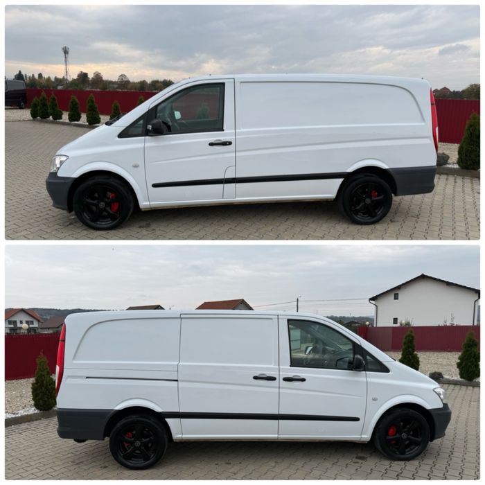 MERCEDES VITO LUNG EURO 5 CLIMA SENZORI 8 roti km reali fara rugina