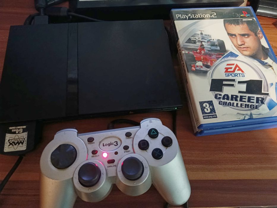 Consola PlayStation 2 PS2 Slim + accesorii + jocuri