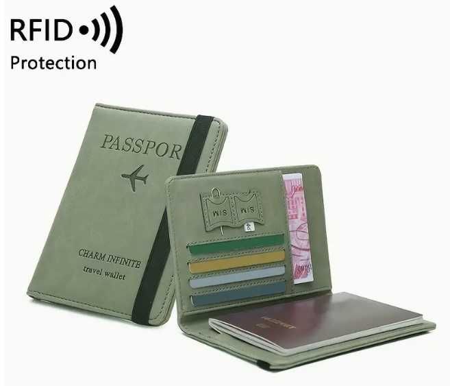 Suport pasaport/acte cu protectie RFID