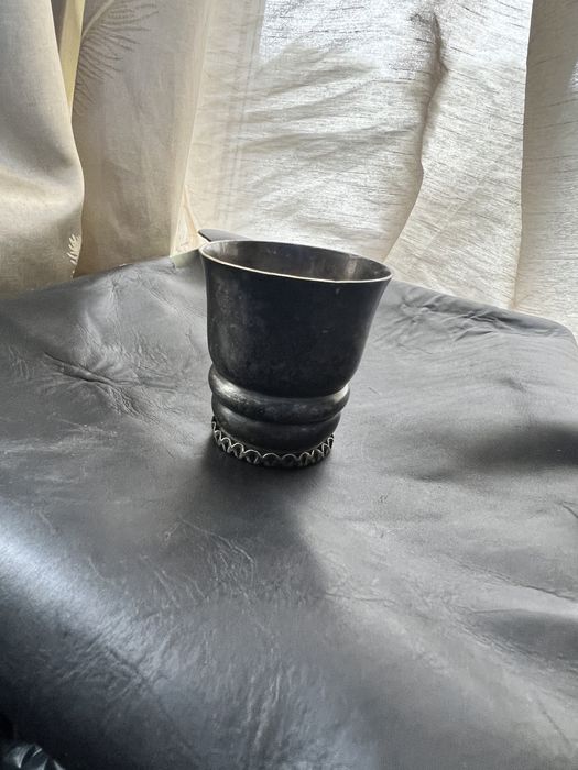 Cupa pahar placat cu argint stare f buna,model vintage