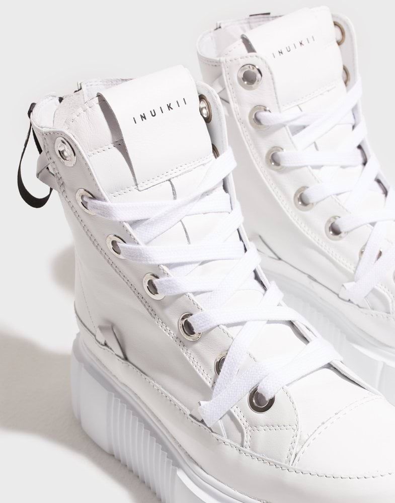 Inuikii Leather Matilda High White ОРИГИНАЛ дамски боти/сникърси 41/26