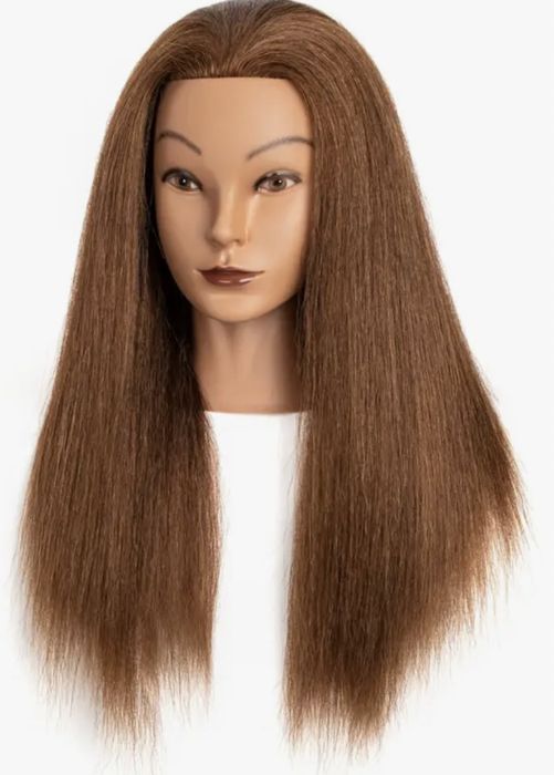 Тренировъчна глава с естествена коса