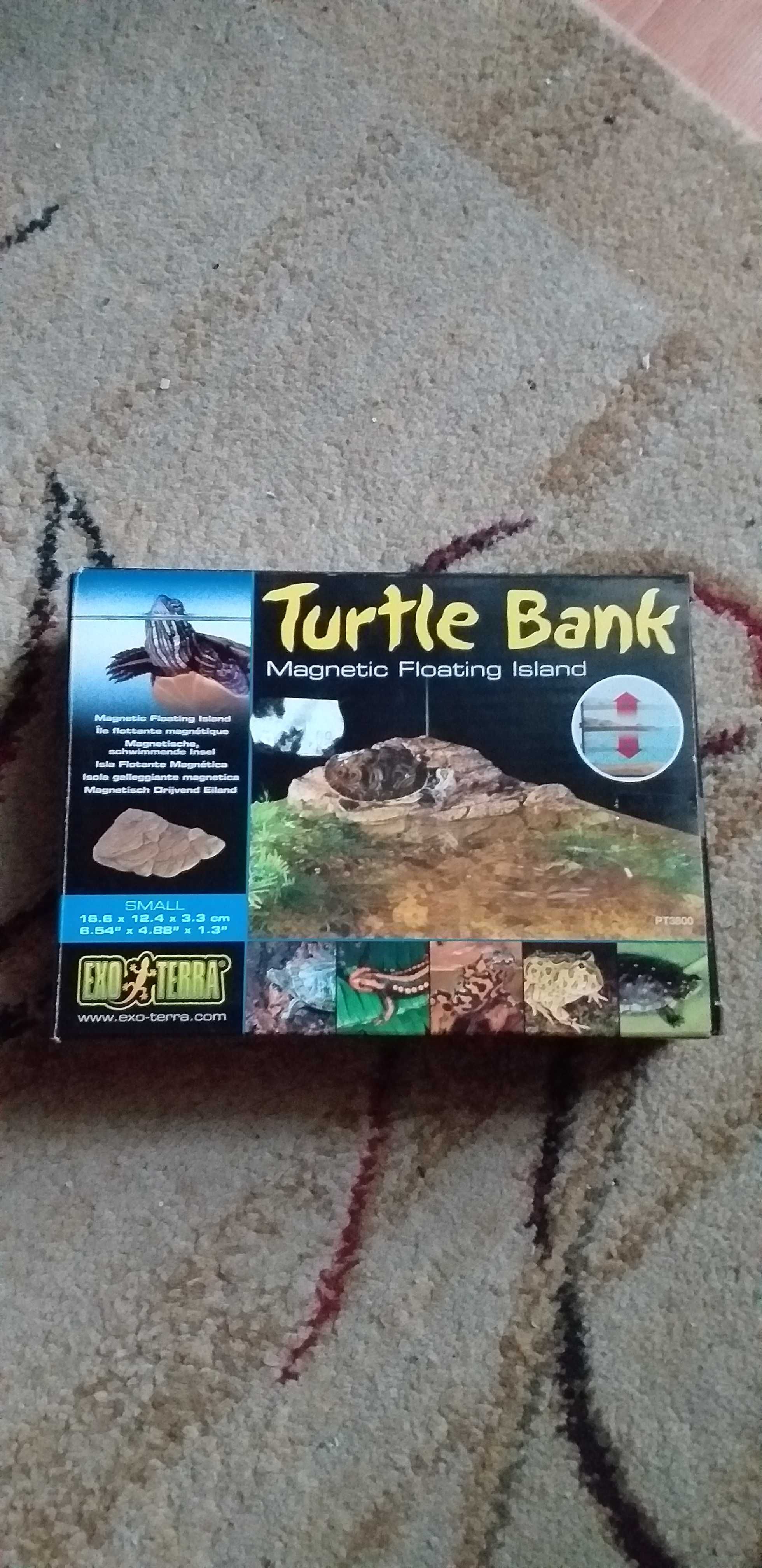 Turtle bank / insulă plutitoare pentru bruscuta sau șopîrlă