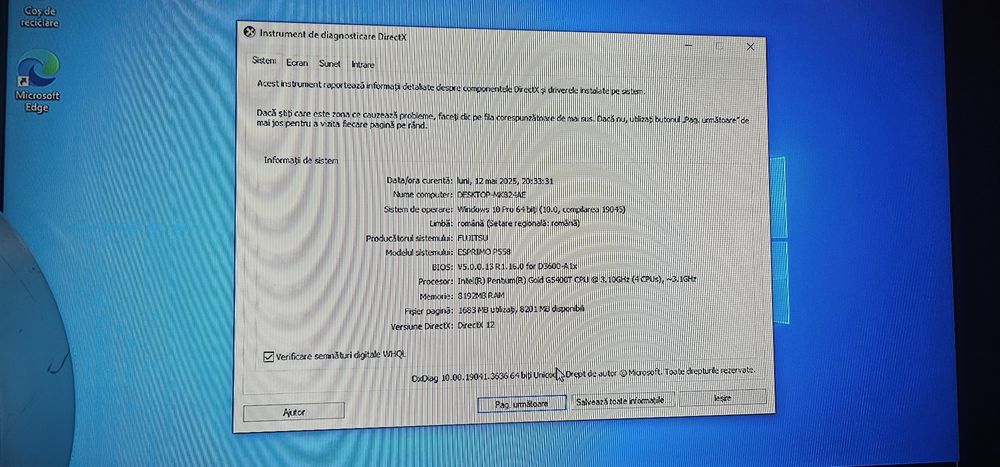 Pc Fujitsu Esprimo P558