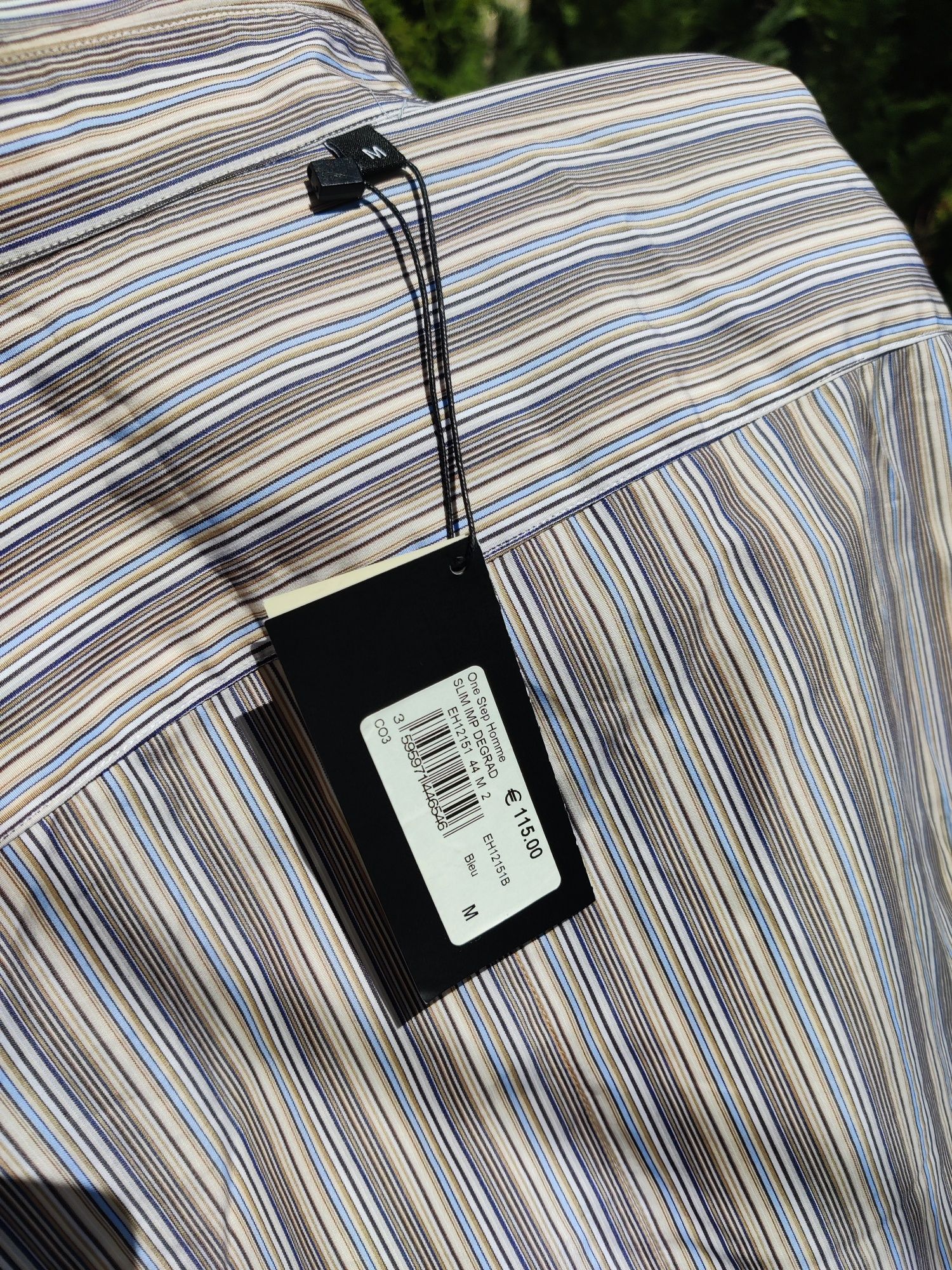 Чисто Нова неизползвана мъжка памучна риза