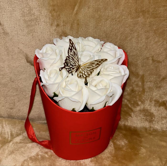 Aranjament trandafiri sapun