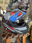 Casca moto flip-up atv trotineta marime M 57 58 cm cu ochelari