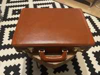 Franzen Geanta diplomat vintage, genuine leather maron (piele)