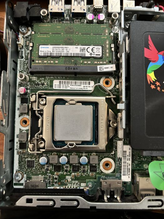 HP EliteDesk 800 G2 Desktop Mini- I7, 16GB Ram, 128SSD