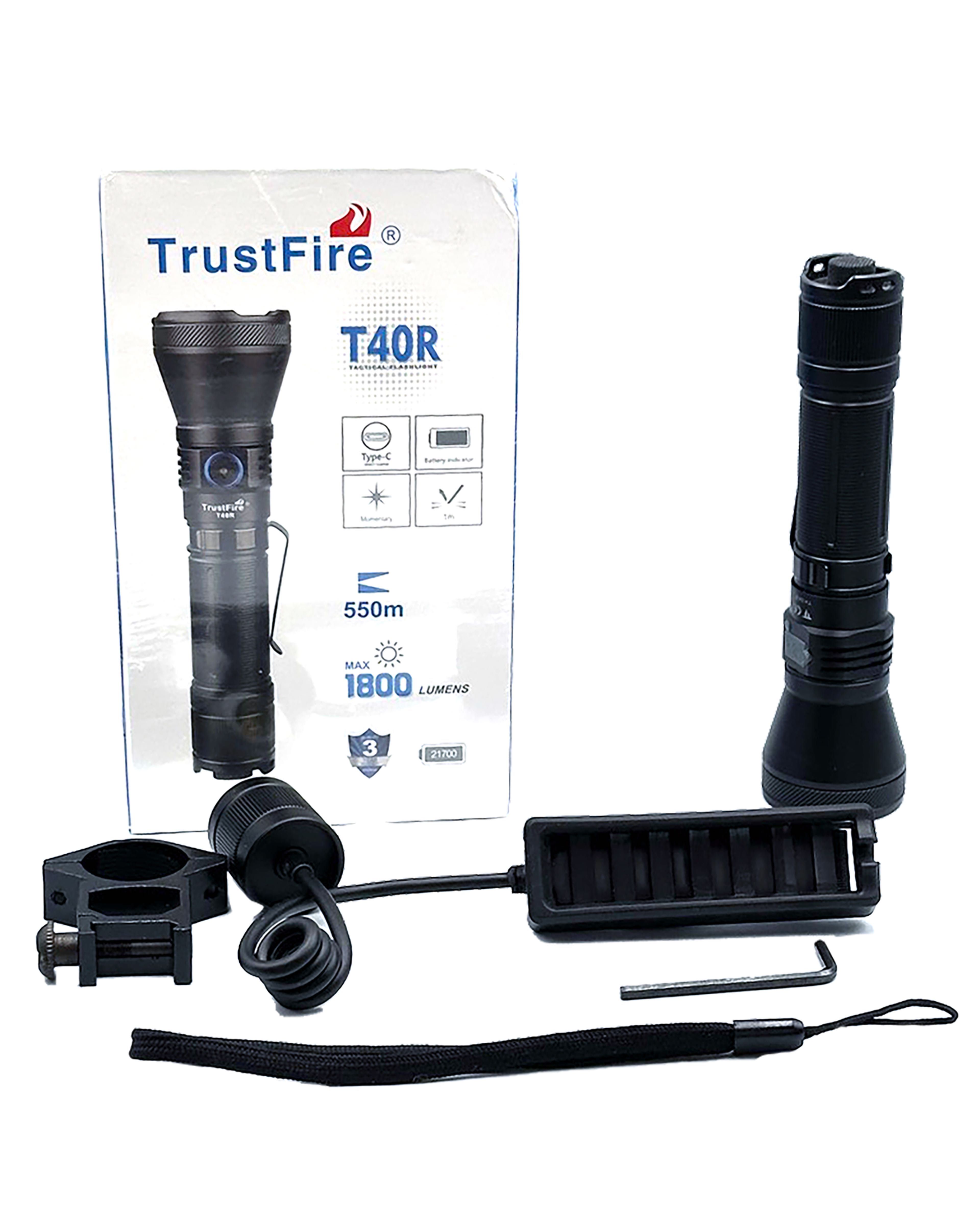 Vând Lanternă tactică reîncărcabilă Trustfire T40R, 1800 lumeni