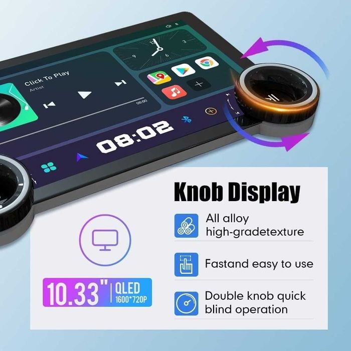 Мултимедия 10.1" 2GB/64GB с Wireless CarPlay & Android Auto   А239