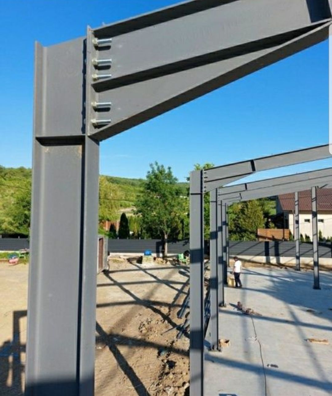 Vand hala pe structura metalică de 34×12×4