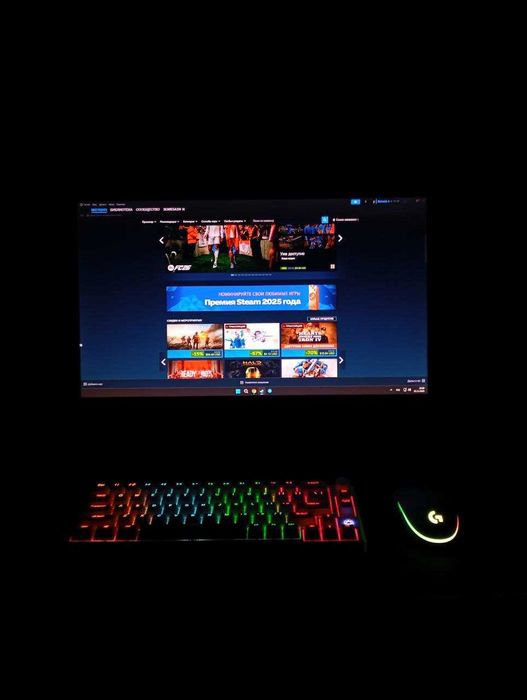 Игровой мощный компьютер full RTX 3050 6gb