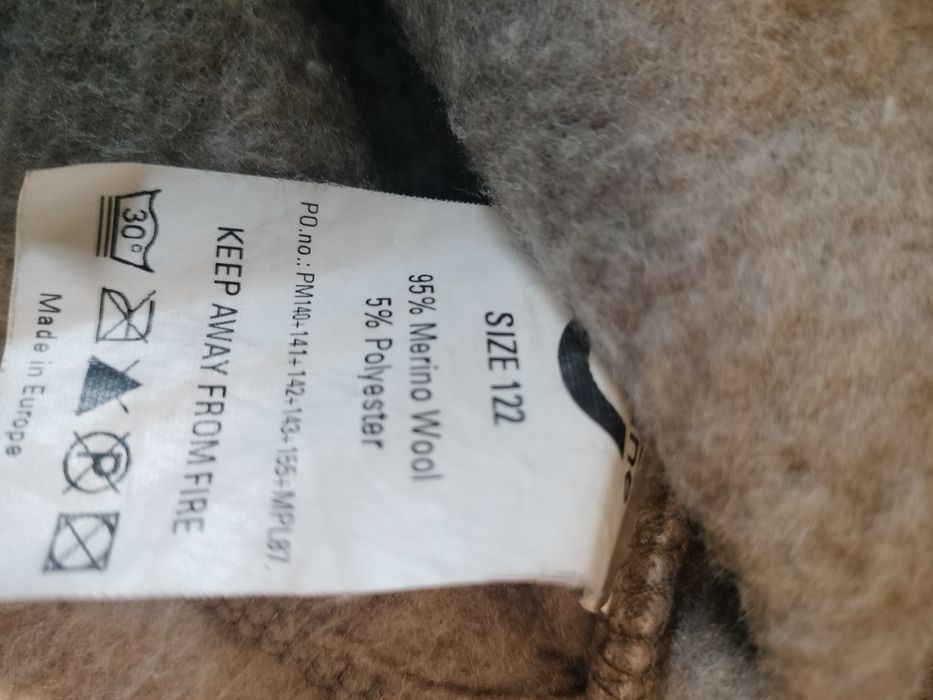 Vand set mikk-line sin Flece de lana Marimea 122