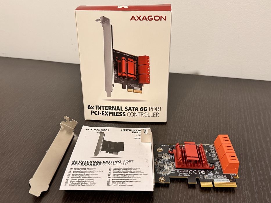 Adaptor PCIe - 6× SATA 6 Gb/s AXAGON