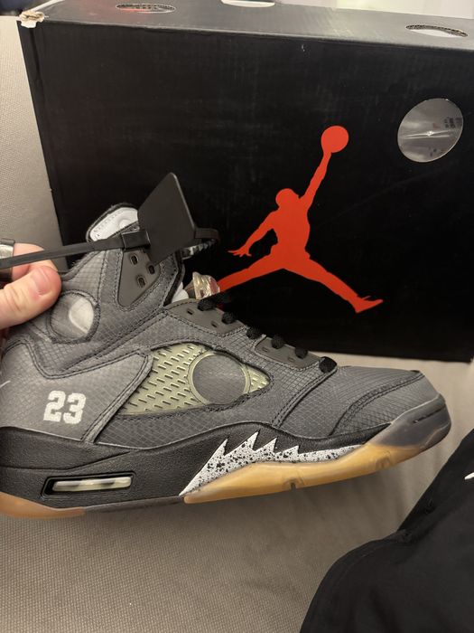 Pantofi sport/adidaşi AIR JORDAN 5 RETRO SP OFF WHITE