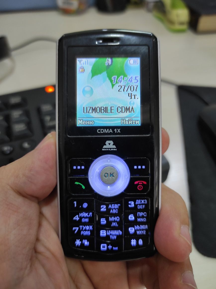 Joa L-210 корейский телефон для Uzmobile CDMA 450,на руим карте