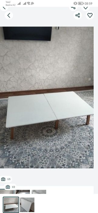 Стол низкий в хорошем состоянии